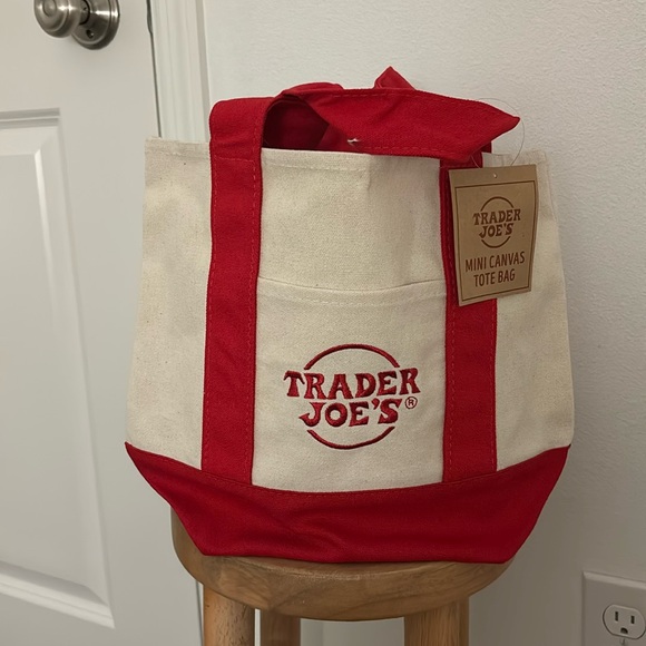 Trader Joe’s red mini tote (1). Limited stock. - Picture 1 of 3